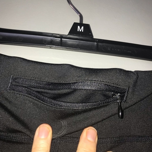 BSP Black Skinny Leggings – Sheer Leg Panels, Back Waist Zipper – XL - Picture 3 of 4